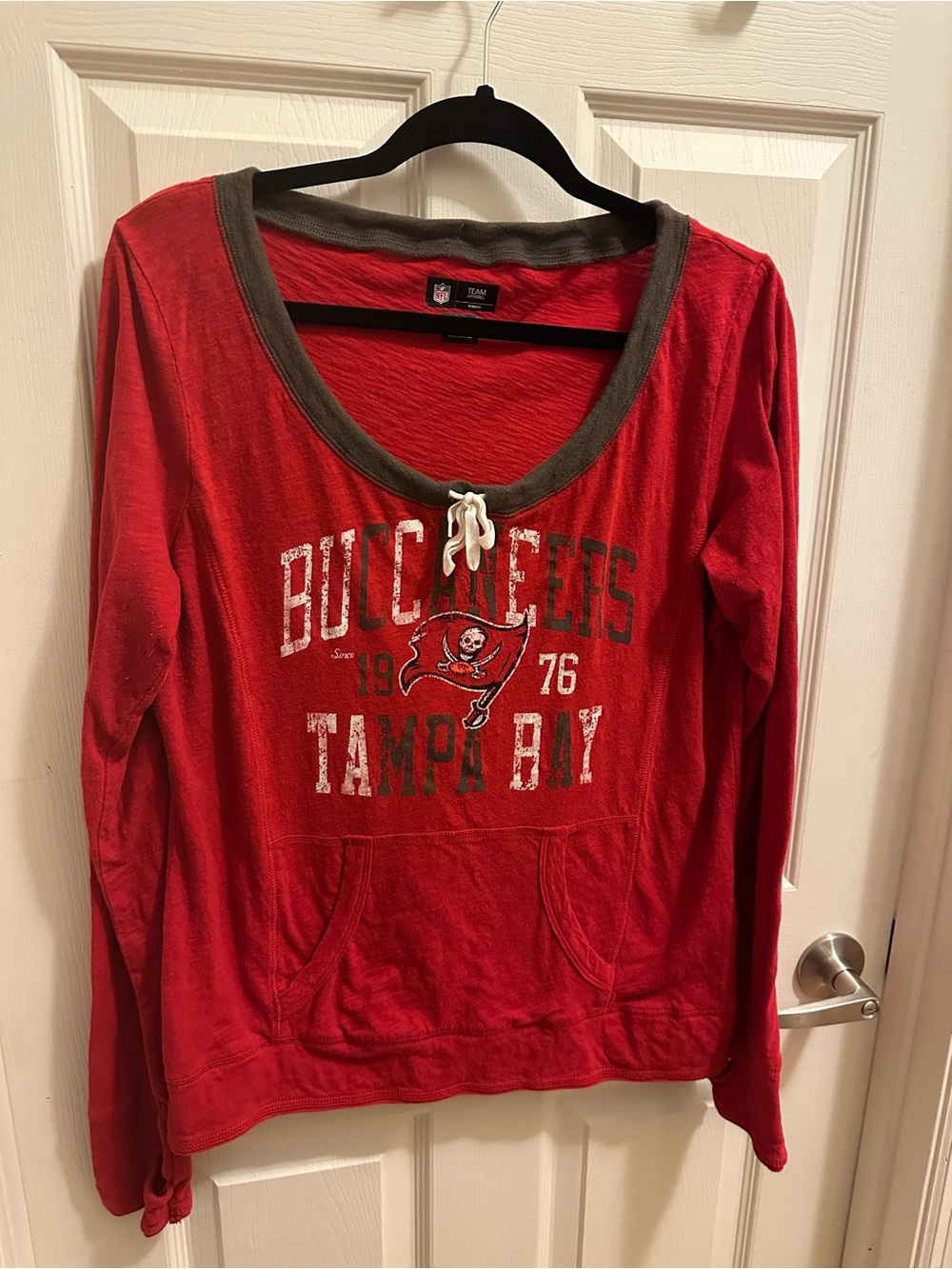 NFL Tampa Bay Buccaneers Red Long Sleeve Tee